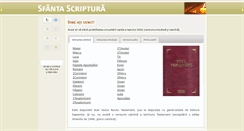 Desktop Screenshot of biblia.cateheza.ro