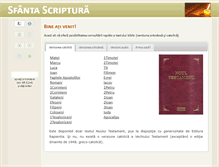 Tablet Screenshot of biblia.cateheza.ro